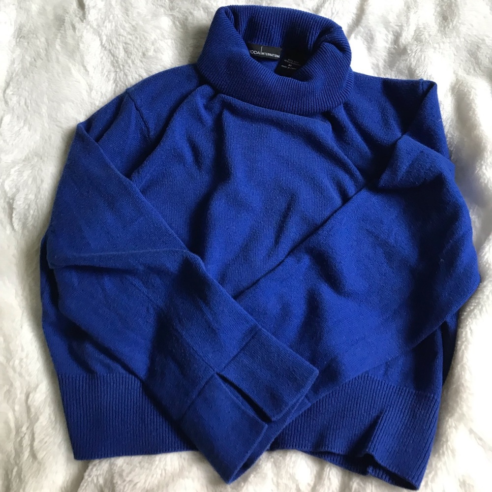Blue Crop Top